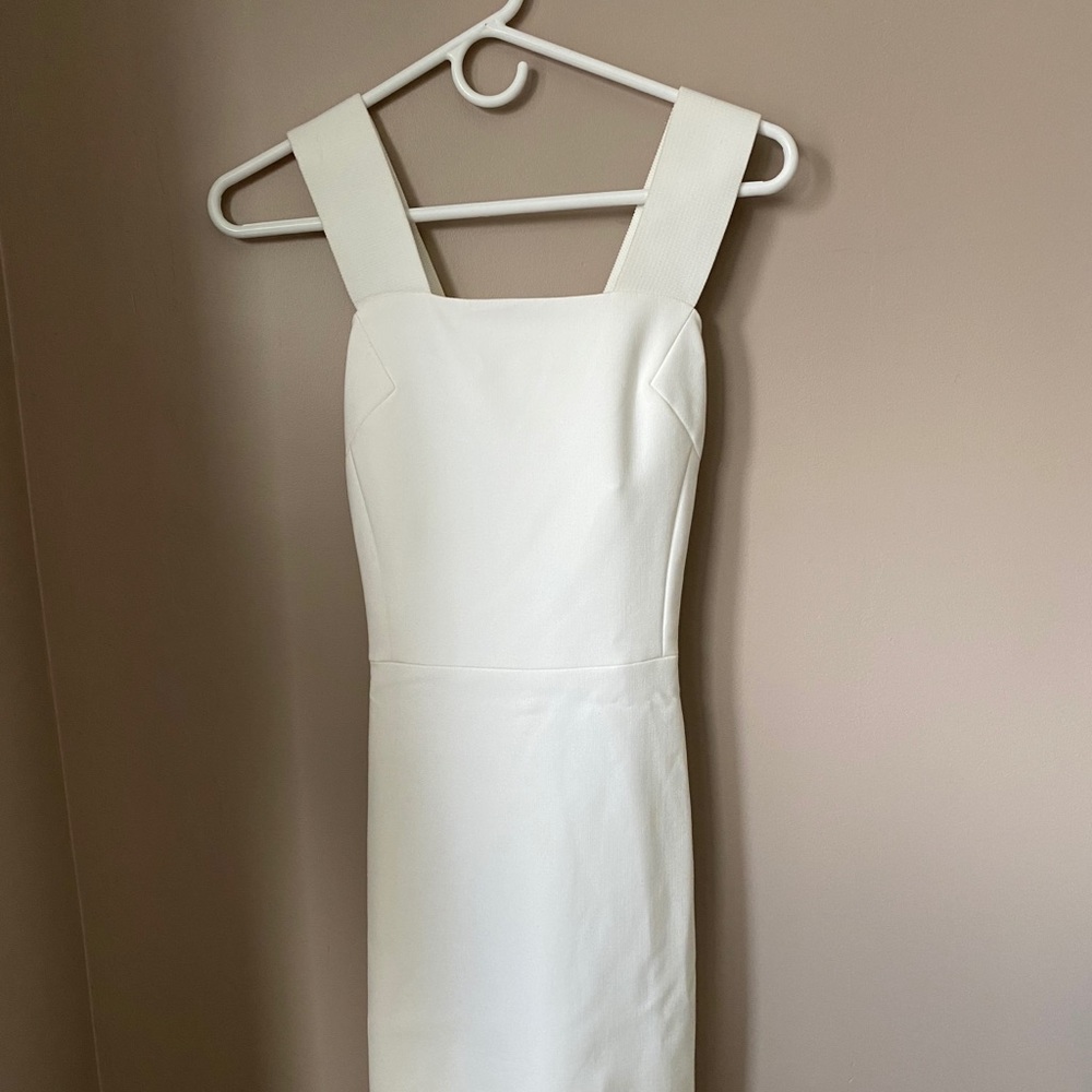 Elizabeth & James white strappy dress